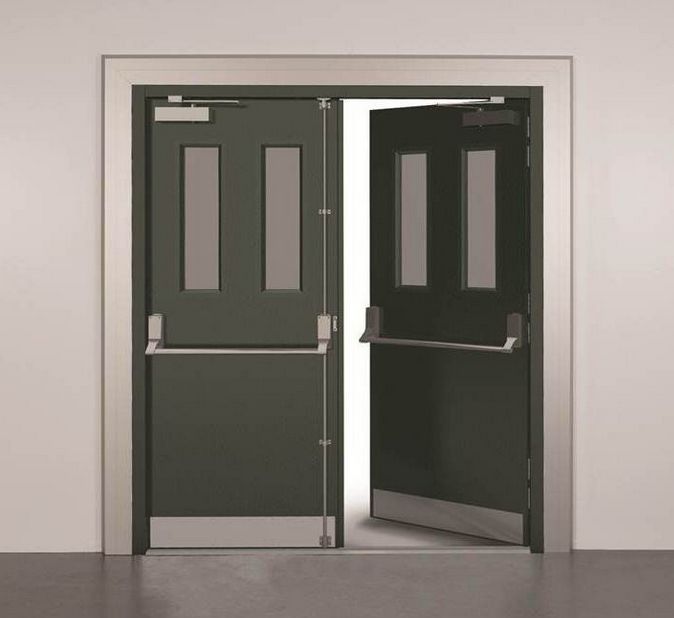 Double Steel Door with frame Double Steel Door with frame