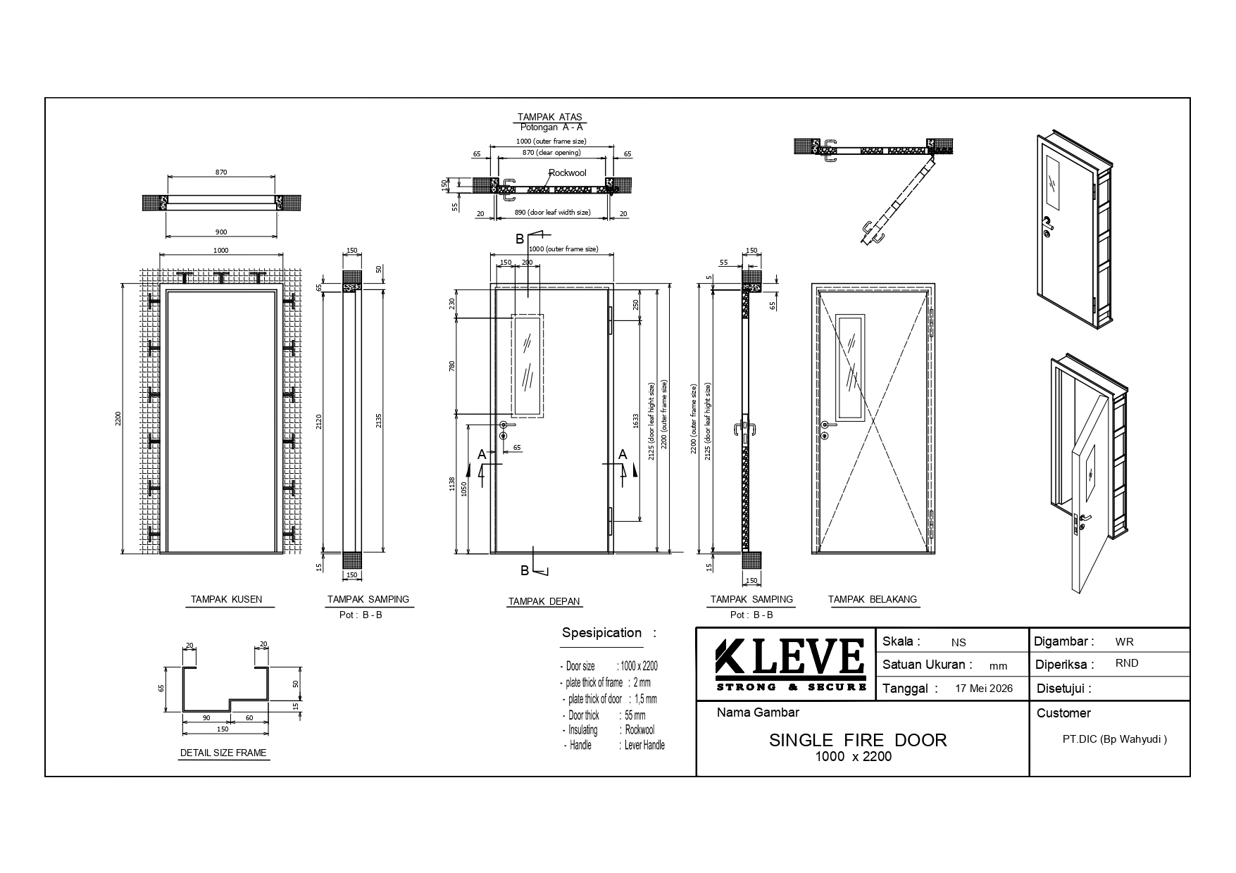 Fire Door PT DIC-Single 1000 x 2200_page-0001